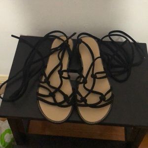 TOPSHOP black sandal (Made in 🇮🇹)
